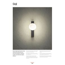 Redo 01-2372 - Nástenné svietidlo GOJI 1xG9/28W/230V zlatá