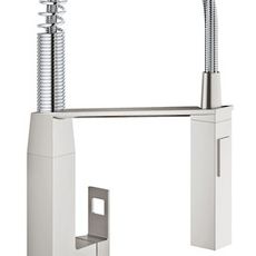 Drezová batéria Grohe Eurocube s otočným ramienkom supersteel 31395DC0