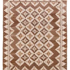 Diamond Carpets koberce Ručne viazaný kusový koberec M. Kelim DE 2262 Brown Mix - 300x400 cm