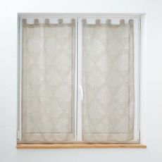Hnedé voálové záclony v súprave 2 ks 60x90 cm Levita – douceur d'intérieur
