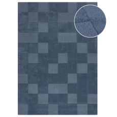 Flair Rugs , Kusový koberec Moderno Checkerboard Blue, 200x290, modrá, chodba / predsieň