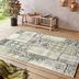 NORTHRUGS - Hanse Home koberce Kusový koberec Beach 103846 Green / Cream / Black – na von aj na doma - 200x290 cm