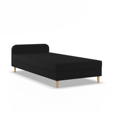 Čalúnená posteľ CASPE s čelom 80x200 cm s pružinovým matracom