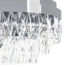 Eglo 39494 - Luster na reťazi VALPARAISO 10xE14/40W/230V lesklý chróm