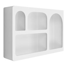Biela poschodová polica 60 cm Bryne – House Nordic