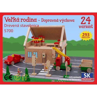 Drevená stavebnica Veľká rodina Moy Toy