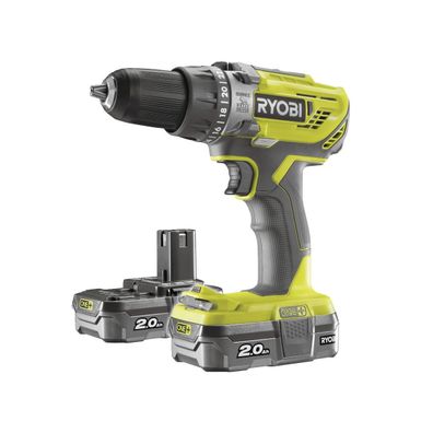 Ryobi R18PD3-220S aku 18 V vŕtačka + 2x batéria 2 Ah + nabíjačka ONE +