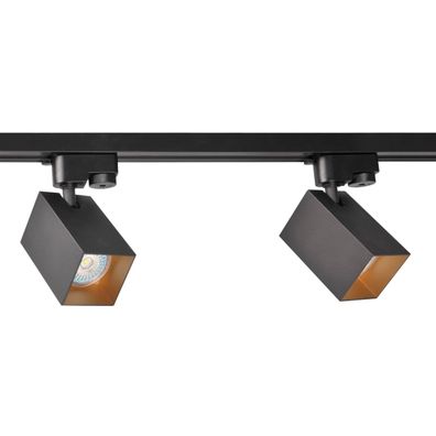 Bodové svietidlo do lištového systému SQUARE 3xGU10/10W/230V + 1 m lištový systém
