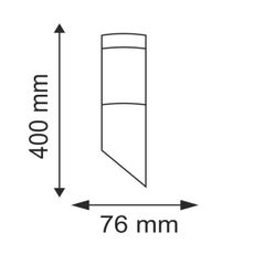 LED Vonkajšie svietidlo LIVIA 1xE27/7W/230V 4000K IP44