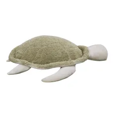 Zelený/krémovobiely detský sedací vak Mrs. Turtle – Lorena Canals