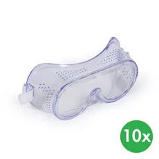 Ochranné okuliare, uzatvorené, balenie 10 ks