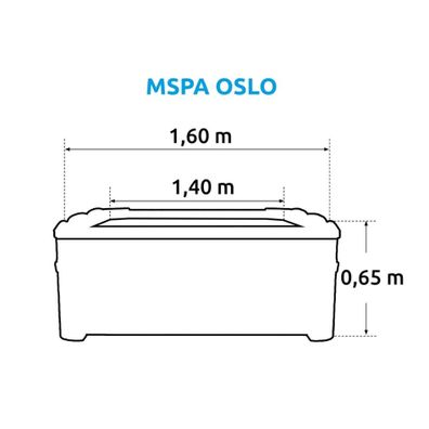 Vírivý bazén MSPA OSLO