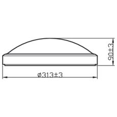 Philips - LED Kúpeľňové stropné svietidlo BALANCE LED/17W/230V IP44