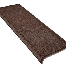 Vopi Nášľapy na schody Eton hnědý obdĺžnik, samolepiaci - 25x80 obdĺžnik (rozmer vrátane ohybu)