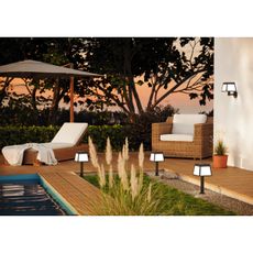 Eglo 901074 - LED solárne svietidlo so senzorom ALTILIA LED/7,5W/3,7V 56cm IP44