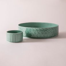 Tyrkysové porcelánové servírovacie misy v súprave 2 ks ø 30 cm Heath Jade – Ladelle