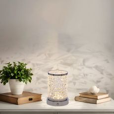 Stmievateľná LED stolová lampa na diaľkové ovládanie (výška 14,5 cm) Brillo – Candellux Lighting