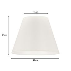 Duolla - Tienidlo k stolnej lampe SOFIA S E27 pr. 28 cm béžová