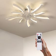 Brilagi LED stmievateľné svietidlo s ventilátorom 50W 230V 3000-6500K biele+DO