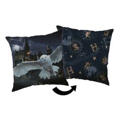 Jerry Fabrics Vankúš Harry Potter Hogwarts, 40 x 40 cm