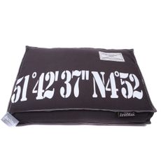 Luxusný pelech pre psa Lex & Max Number 90 x 65 cm | antracit