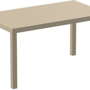 Záhradný stôl 140 cm Šedohnědá taupe