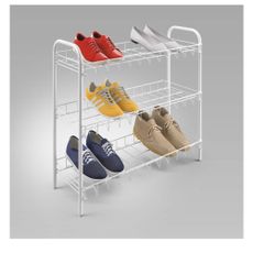 Trojposchodová polica na topánky Metaltex Shoe Rack