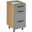 Kuchynská skrinka Langen D40S3 úchyt  beige