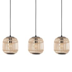 Eglo 43217 - Luster na lanku BORDESLEY 3xE27/28W/230V