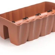 Prosperplast Truhlík na zábradlie CROWL terakota 58cm