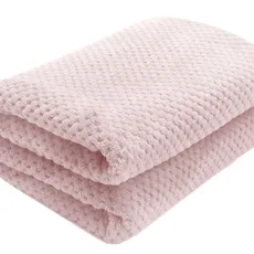 Tutumi Plyšová deka Diamond růžová, velikost 200x220