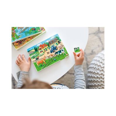 Detské puzzle Hubelino Život na farme