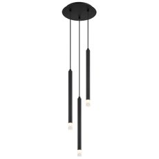 Globo 15629-3 - Luster na lanku BLAKE 3xG9/4W/230V pr. 24 cm čierna