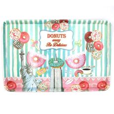 Plastová tácka Donuty 35x24cm