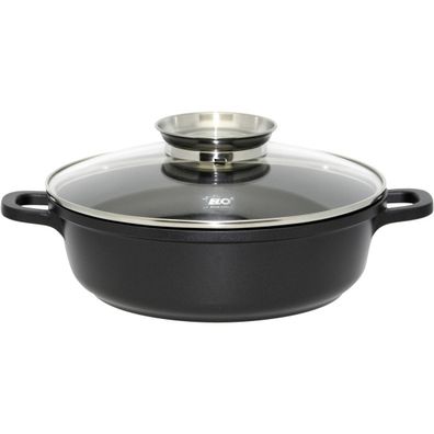 Elo 19628 Pekáč so skleneným poklopom aaromatickou rukoväťou Alucast 28 cm, 28 cm