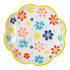 Dekoratívna tácka 12x12 cm Folk Floral – Sass & Belle