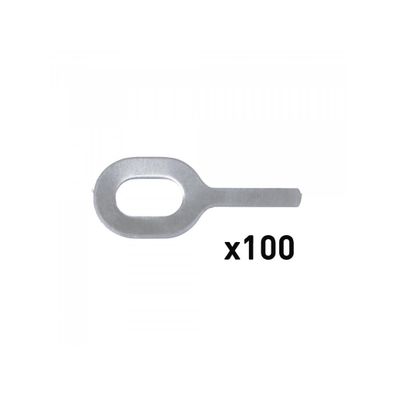 Rovné hliníkové ťahadlá GYS AlMg3 1 mm pre ARC PULL - 100ks