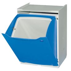 Plastový kôš na triedený odpad, 20 L, modrý