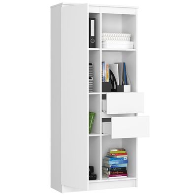 Regál R 80cm CLP R15 biela/lesk
