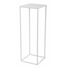 DekorStyle Květinový stojan SILVIA 70 cm bílý