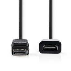 Nedis CCGP37150BK02 - HDMI kábel DisplayPort - HDMI výstup 0,2 m
