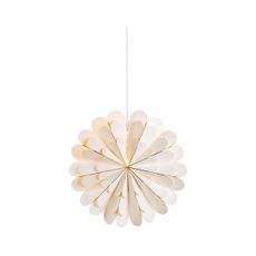 Markslöjd 705306 - Vianočná dekorácia MARIGOLD 1xE14/25W/230V 45 cm biela