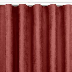 HOMEDE Závěs MILANA klasická transparentní vlnovka 7 cm korálový, velikost 220x300
