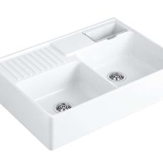Villeroy & Boch Drezy - Keramický drez 90x63 cm, CeramicPlus, alpská biela 632391R1