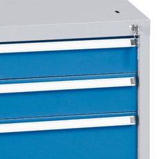 Závesný dielenský box na náradie k pracovným stolom do dielne WL/BL, 3 zásuvky, 565 x 580 x 450 mm