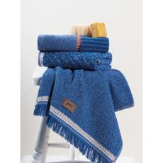 Modré uteráky v súprave 3 ks 50x90 cm Denim – Foutastic