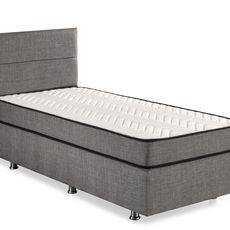 Jednolôžková posteľ Silver s úložným priestorom - sivá 90 x 190 cm