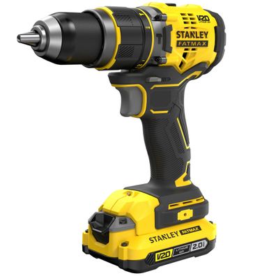 Aku vŕtačka s príklepom Stanley V20, 2 x 4.0Ah, kitbox