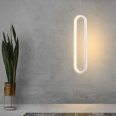 LED Luster na lanku LED/13W/230V 4000K biela