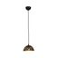 Luster na lanku LISA BLACK 1xE27/60W/230V